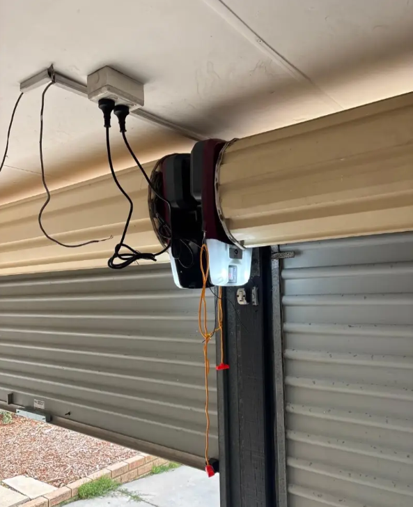 New roller door motor